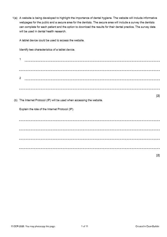 First page of F161, Developing application software, January 2026